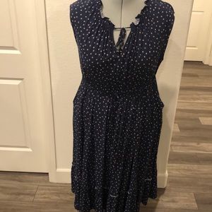 Torrid 4 Navy Star Maxi Dress